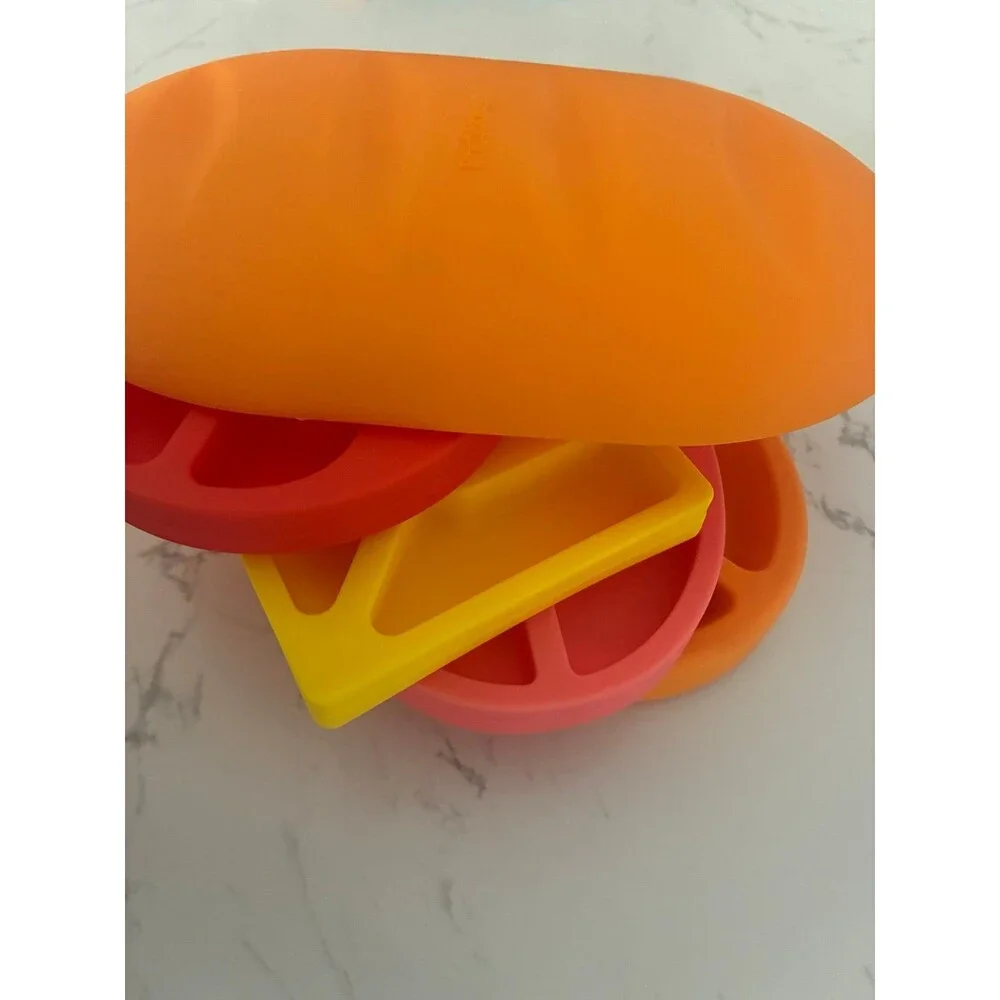 Brightkins Dog Treat Puzzle Toy Hamburger Slow Feeder Enrichment EUC